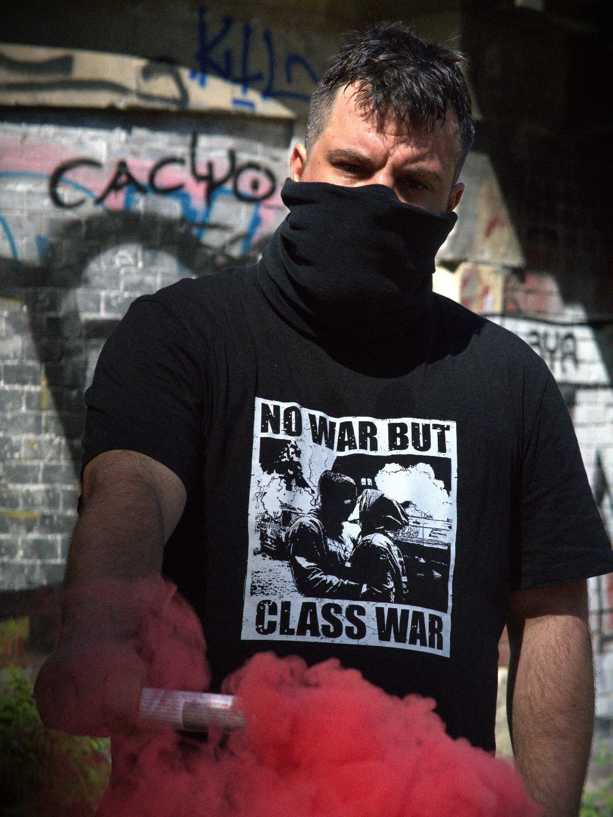 No War But Class War - Fair-Wear - Unisex organic cotton t-shirt - FREE DELIVERY