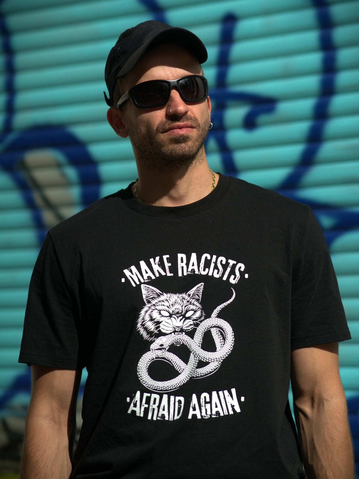 Make Racists Afraid Again - Fair Wear - Unisex organic T-Shirt - FREE DELIVERY