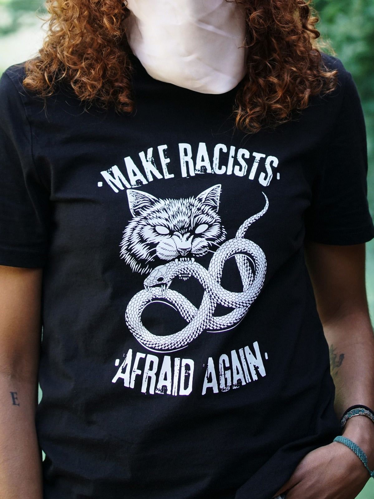 Make Racists Afraid Again - Fair Wear - Unisex organic T-Shirt - FREE DELIVERY