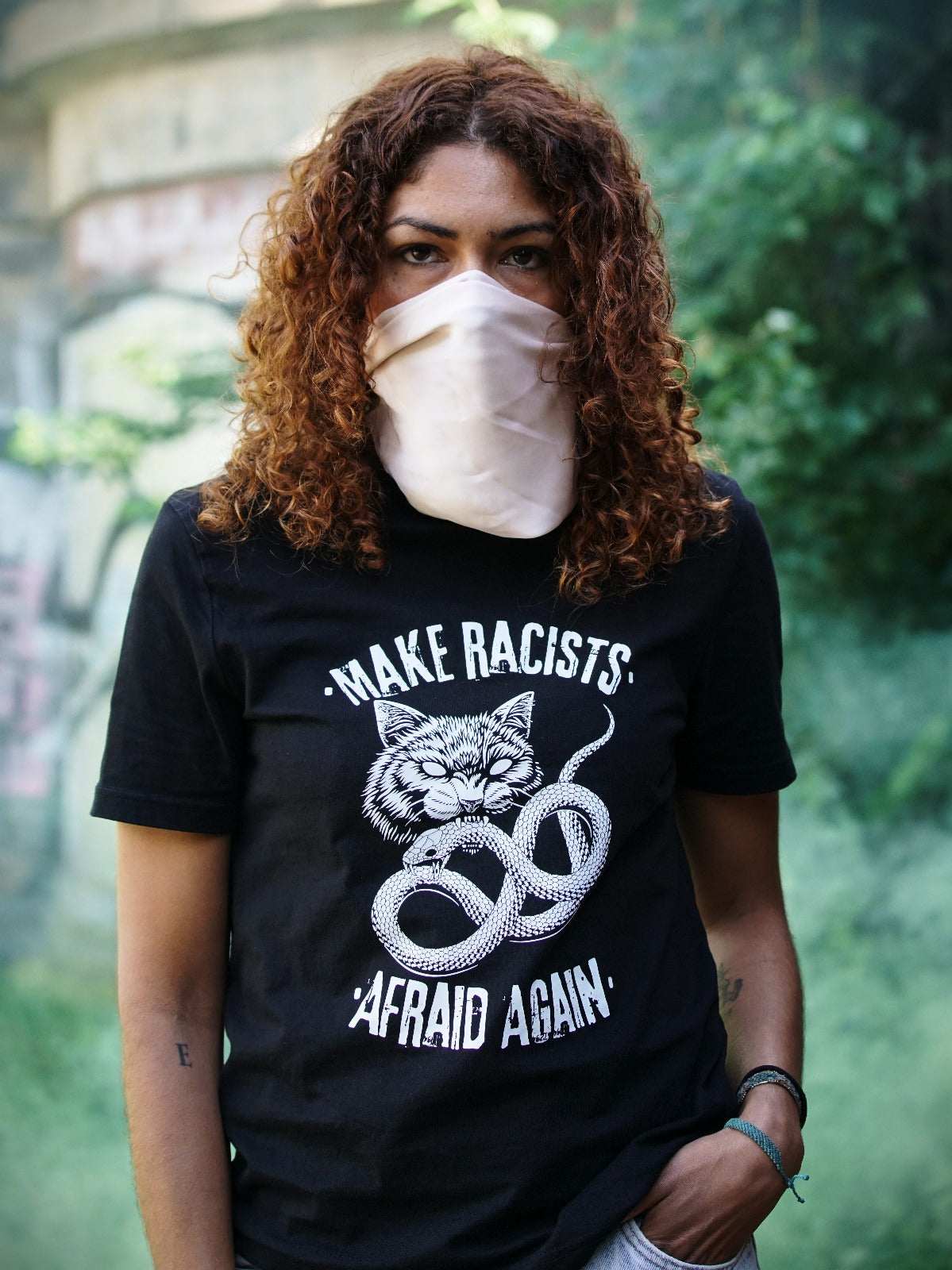 Make Racists Afraid Again - Fair Wear - Unisex organic T-Shirt - FREE DELIVERY