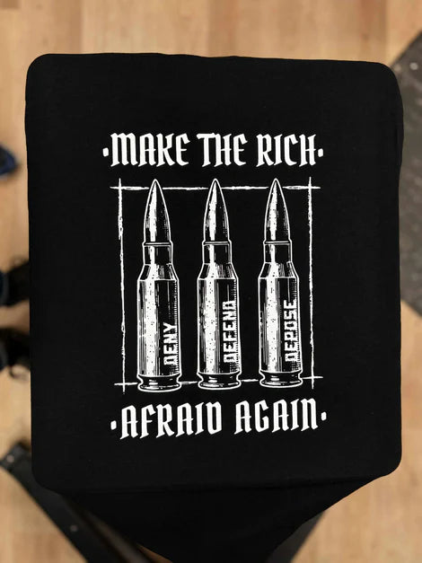 Make The Rich Afra!d Again - Fair-Wear - Unisex organic cotton t-shirt - FREE DELIVERY