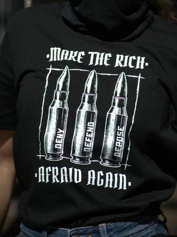 Make The Rich Afraid Again - Fair-Wear - Unisex organic cotton t-shirt - FREE DELIVERY