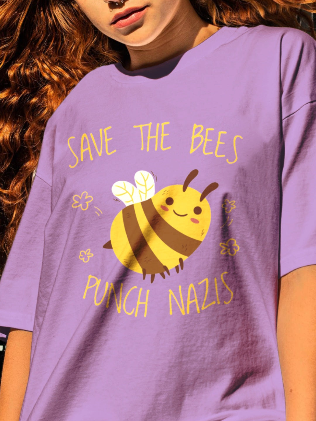 Save the Bees - FCK NZS - Fair Wear - Organic - Unisex T-Shirt FREE-DELIVERY